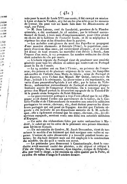 L'ami de la religion et du roi journal ecclesiastique, politique et litteraire