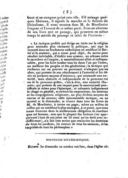 L'ami de la religion et du roi journal ecclesiastique, politique et litteraire