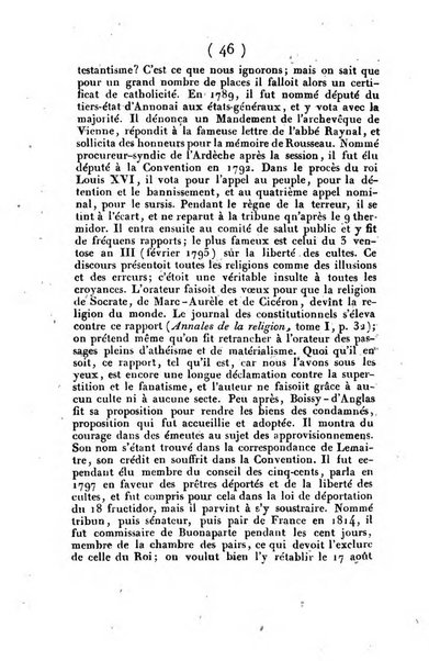 L'ami de la religion et du roi journal ecclesiastique, politique et litteraire