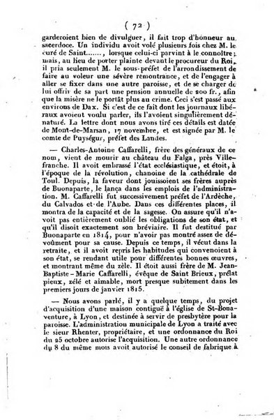 L'ami de la religion et du roi journal ecclesiastique, politique et litteraire