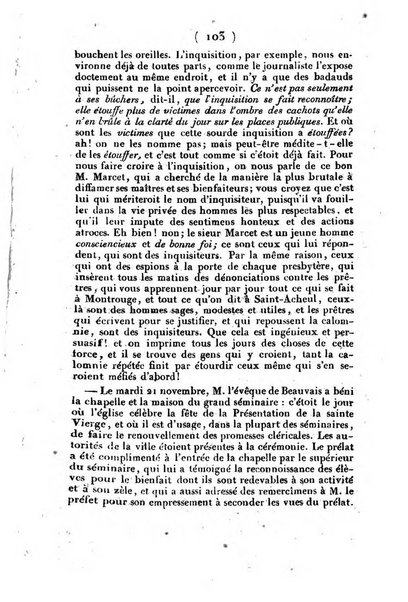 L'ami de la religion et du roi journal ecclesiastique, politique et litteraire