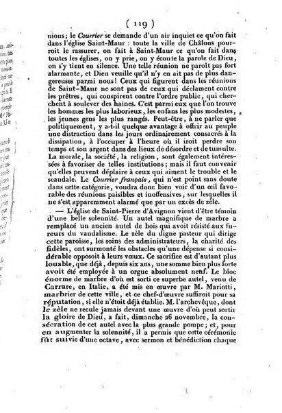 L'ami de la religion et du roi journal ecclesiastique, politique et litteraire