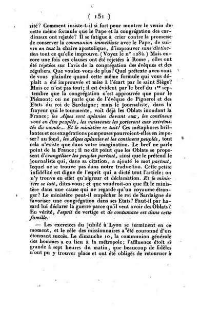 L'ami de la religion et du roi journal ecclesiastique, politique et litteraire