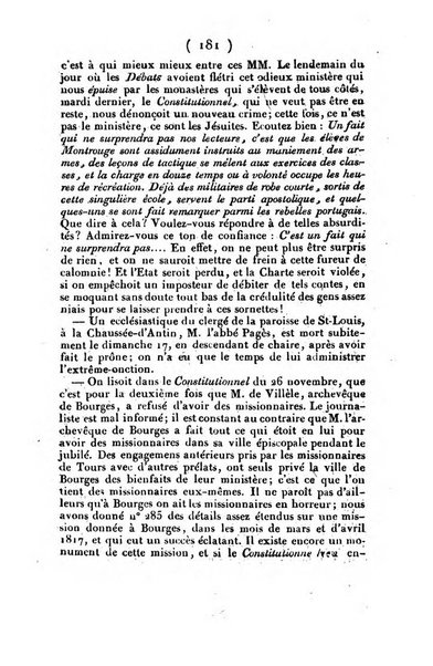 L'ami de la religion et du roi journal ecclesiastique, politique et litteraire