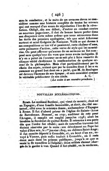 L'ami de la religion et du roi journal ecclesiastique, politique et litteraire