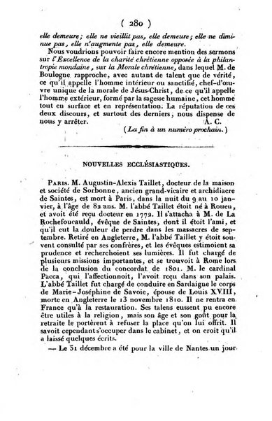 L'ami de la religion et du roi journal ecclesiastique, politique et litteraire