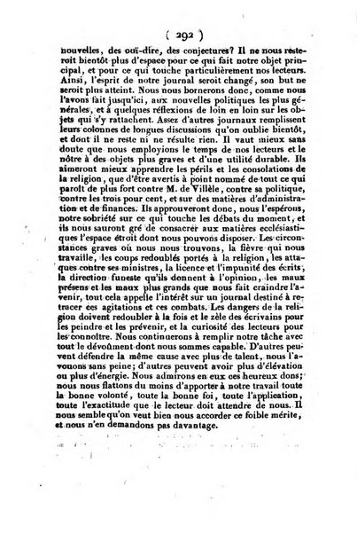 L'ami de la religion et du roi journal ecclesiastique, politique et litteraire