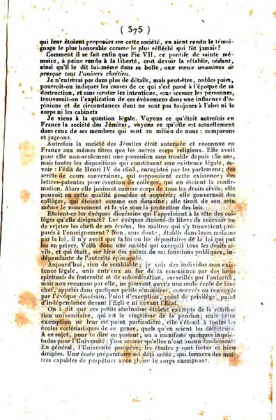 L'ami de la religion et du roi journal ecclesiastique, politique et litteraire