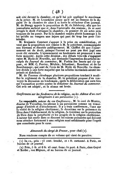 L'ami de la religion et du roi journal ecclesiastique, politique et litteraire