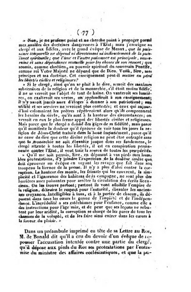 L'ami de la religion et du roi journal ecclesiastique, politique et litteraire