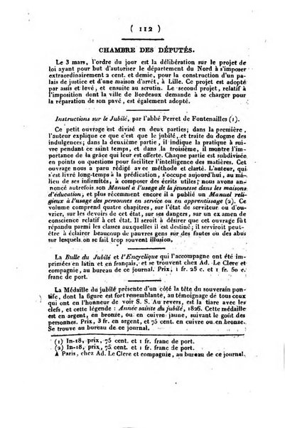 L'ami de la religion et du roi journal ecclesiastique, politique et litteraire