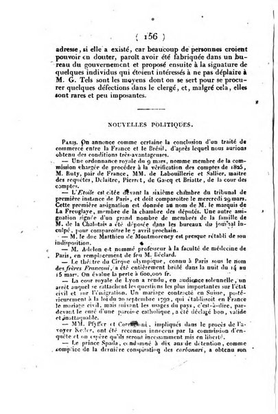 L'ami de la religion et du roi journal ecclesiastique, politique et litteraire