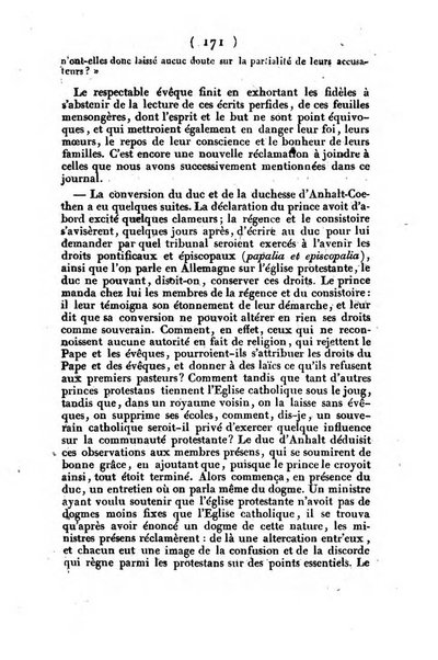 L'ami de la religion et du roi journal ecclesiastique, politique et litteraire