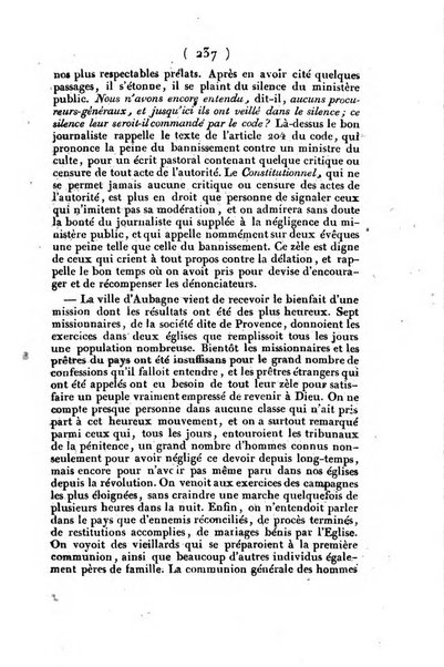 L'ami de la religion et du roi journal ecclesiastique, politique et litteraire