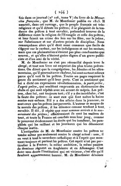 L'ami de la religion et du roi journal ecclesiastique, politique et litteraire