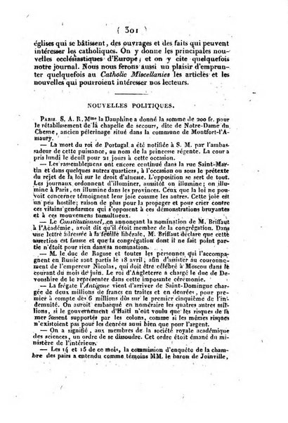 L'ami de la religion et du roi journal ecclesiastique, politique et litteraire