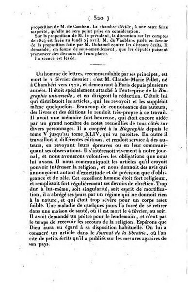 L'ami de la religion et du roi journal ecclesiastique, politique et litteraire