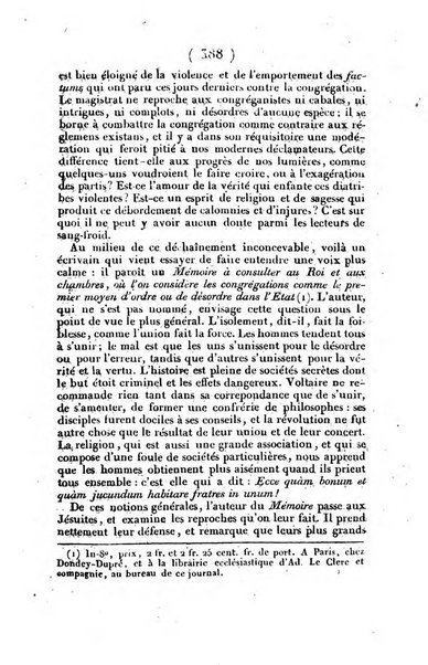 L'ami de la religion et du roi journal ecclesiastique, politique et litteraire