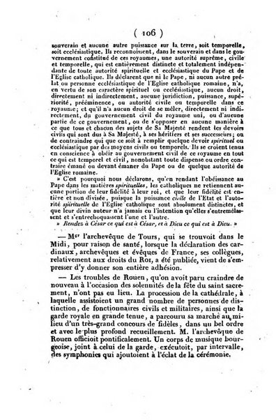 L'ami de la religion et du roi journal ecclesiastique, politique et litteraire