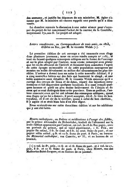 L'ami de la religion et du roi journal ecclesiastique, politique et litteraire