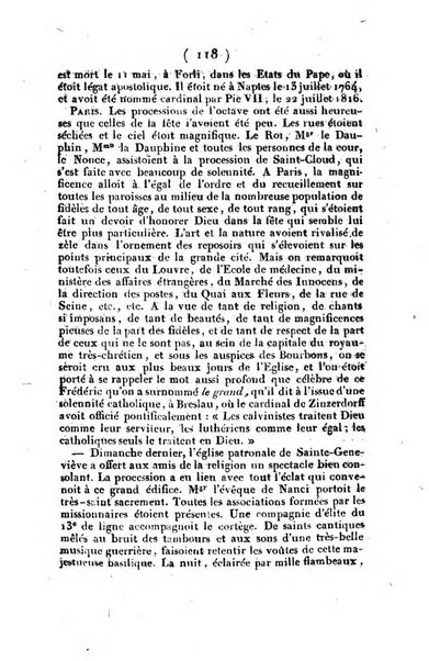 L'ami de la religion et du roi journal ecclesiastique, politique et litteraire