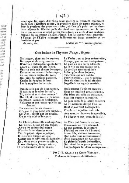 L'ami de la religion et du roi journal ecclesiastique, politique et litteraire