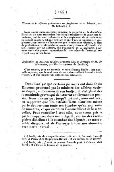 L'ami de la religion et du roi journal ecclesiastique, politique et litteraire