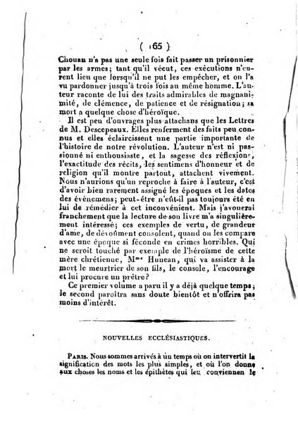 L'ami de la religion et du roi journal ecclesiastique, politique et litteraire