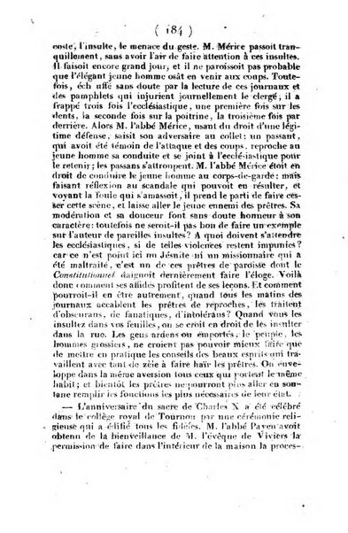 L'ami de la religion et du roi journal ecclesiastique, politique et litteraire