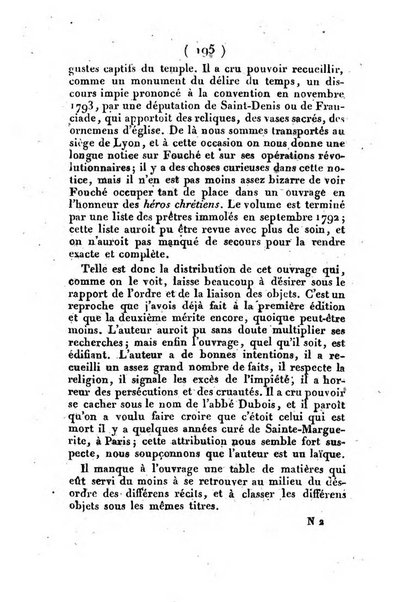 L'ami de la religion et du roi journal ecclesiastique, politique et litteraire