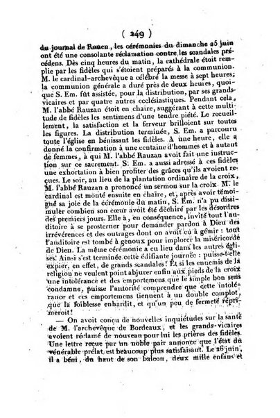 L'ami de la religion et du roi journal ecclesiastique, politique et litteraire