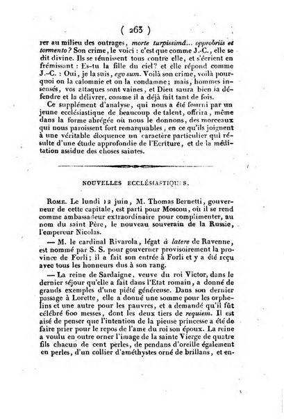 L'ami de la religion et du roi journal ecclesiastique, politique et litteraire