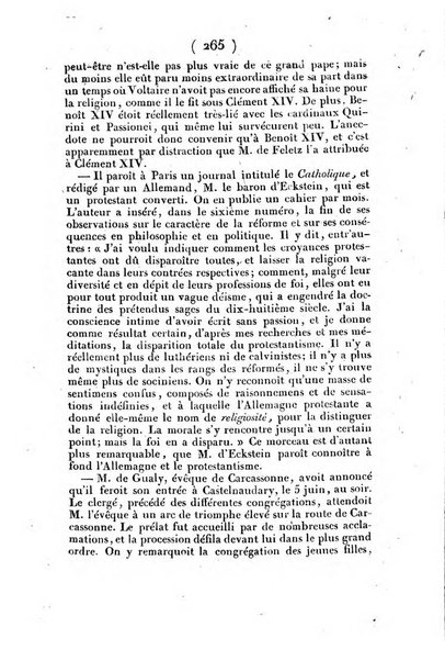 L'ami de la religion et du roi journal ecclesiastique, politique et litteraire