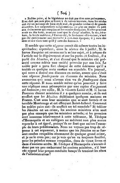 L'ami de la religion et du roi journal ecclesiastique, politique et litteraire