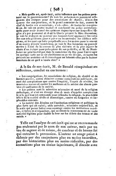 L'ami de la religion et du roi journal ecclesiastique, politique et litteraire