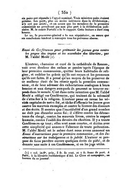 L'ami de la religion et du roi journal ecclesiastique, politique et litteraire