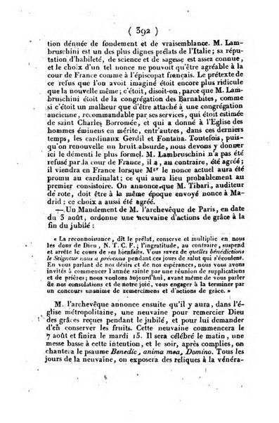 L'ami de la religion et du roi journal ecclesiastique, politique et litteraire