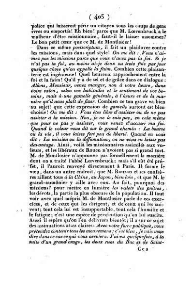 L'ami de la religion et du roi journal ecclesiastique, politique et litteraire