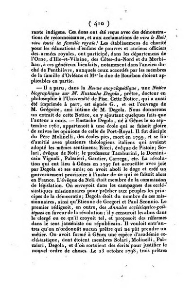 L'ami de la religion et du roi journal ecclesiastique, politique et litteraire