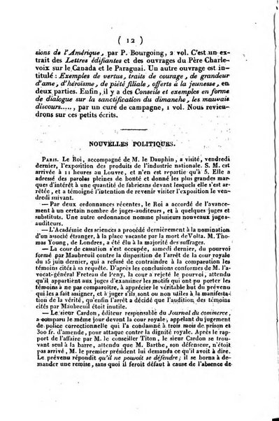 L'ami de la religion et du roi journal ecclesiastique, politique et litteraire