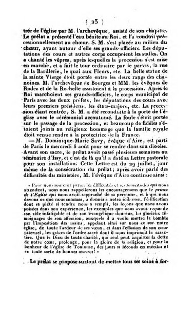 L'ami de la religion et du roi journal ecclesiastique, politique et litteraire