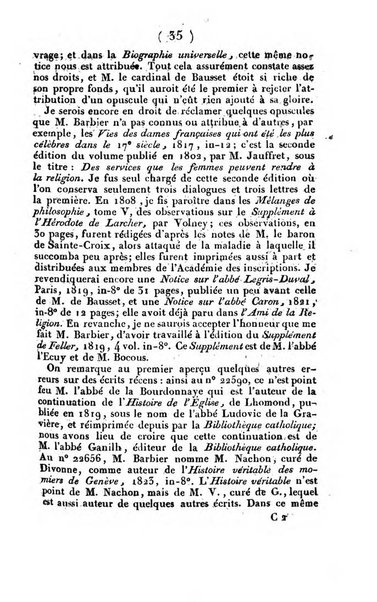 L'ami de la religion et du roi journal ecclesiastique, politique et litteraire