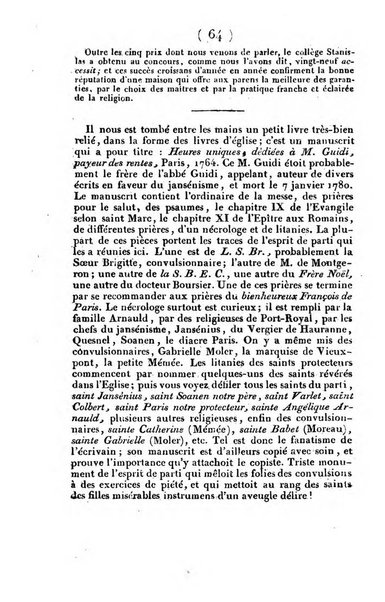 L'ami de la religion et du roi journal ecclesiastique, politique et litteraire