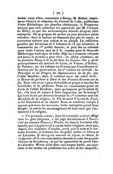 L'ami de la religion et du roi journal ecclesiastique, politique et litteraire