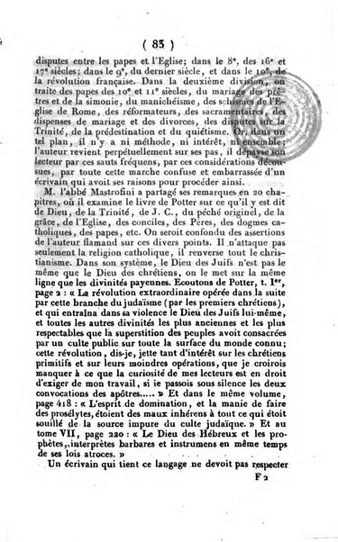 L'ami de la religion et du roi journal ecclesiastique, politique et litteraire