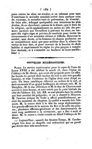 L'ami de la religion et du roi journal ecclesiastique, politique et litteraire