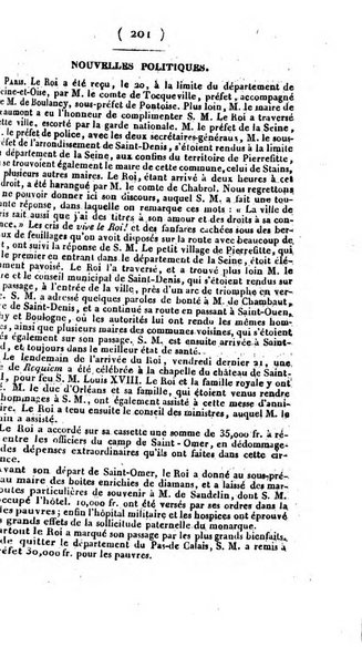 L'ami de la religion et du roi journal ecclesiastique, politique et litteraire