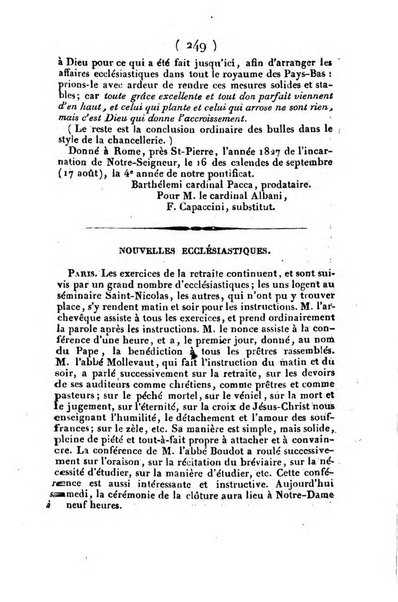 L'ami de la religion et du roi journal ecclesiastique, politique et litteraire