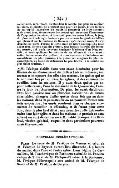 L'ami de la religion et du roi journal ecclesiastique, politique et litteraire