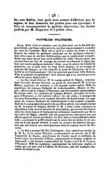 L'ami de la religion et du roi journal ecclesiastique, politique et litteraire